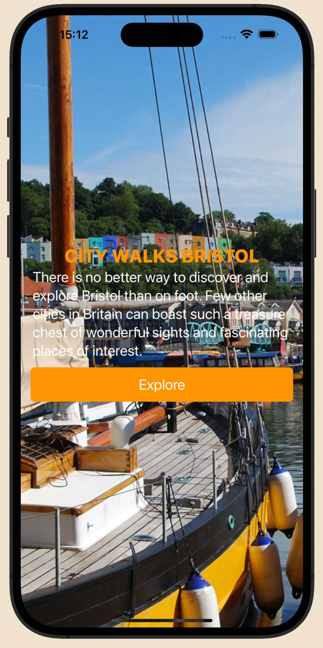 City Walks Bristol App Screenshots for iPhone