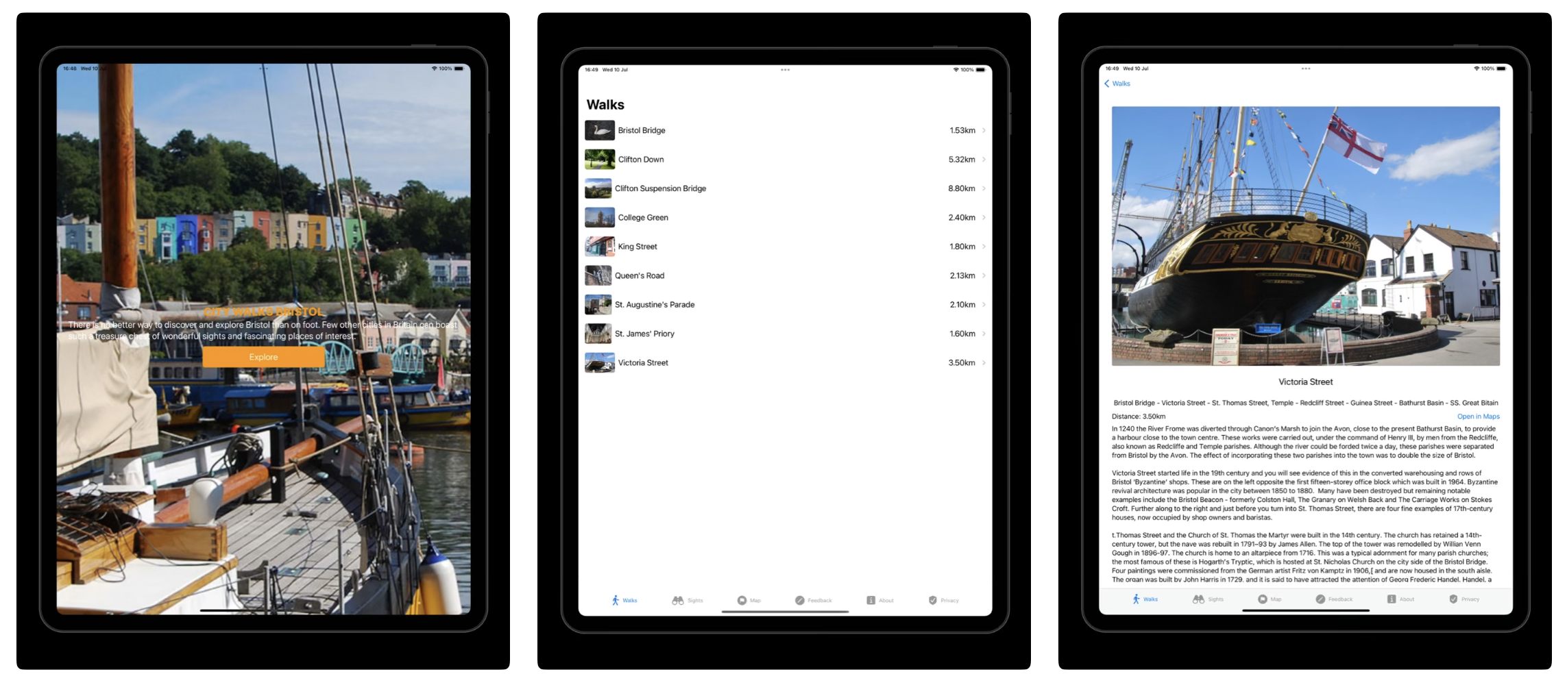 Download the City Walks Bristol App Now!