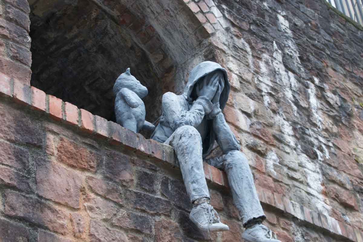 Sculpture, Jacob Wells Road, Bristol