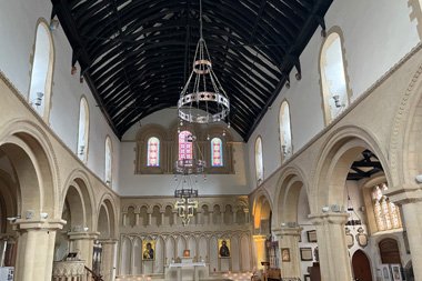 Inside St. James' Priory, Bristol